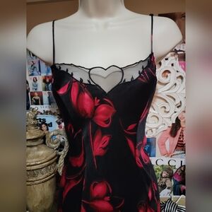 100% Silk Victoria's Secret Floral Slip Dress